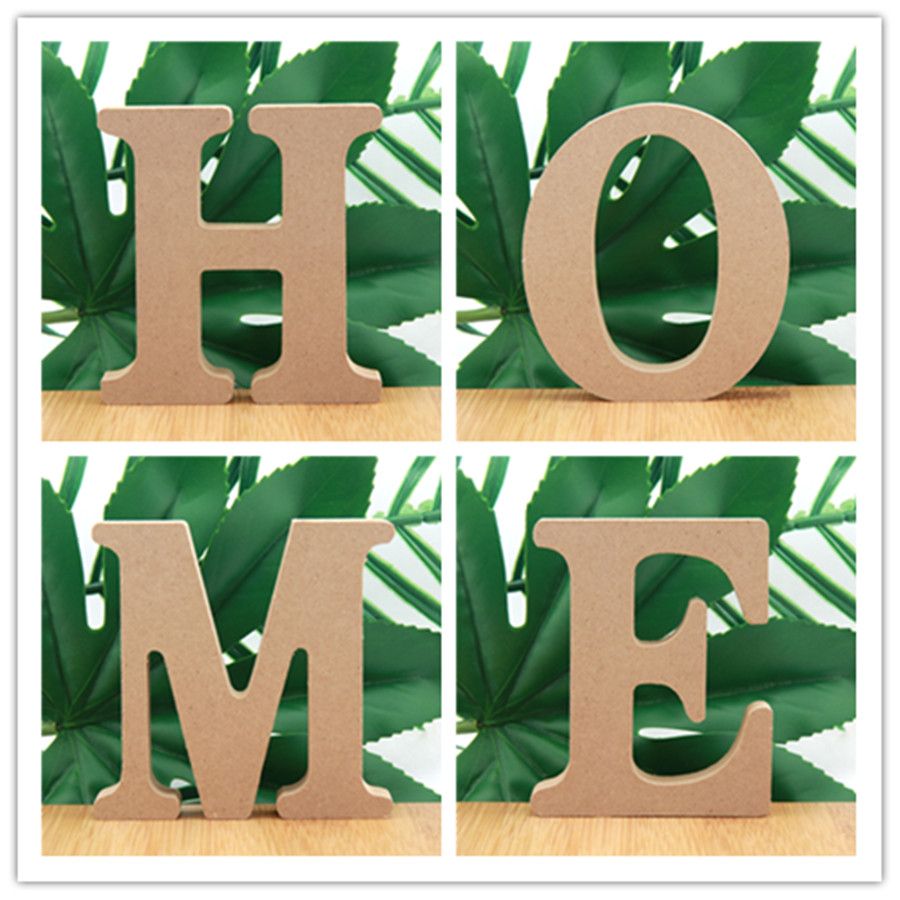 Art Craft And Design - 1 unidad de letras de madera
