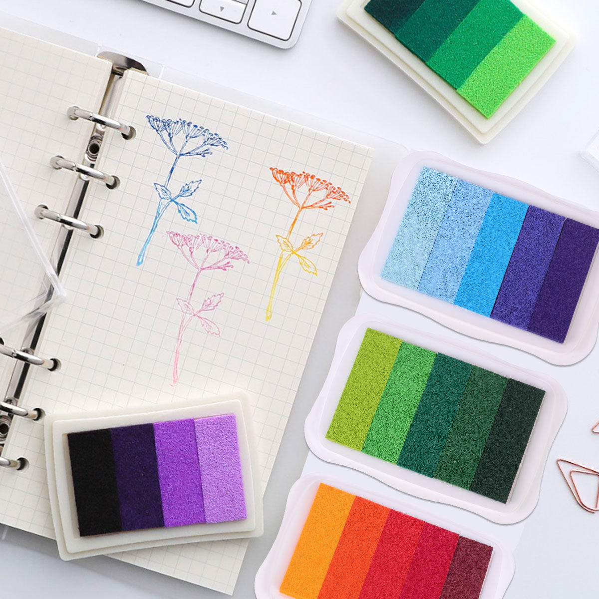 Art Craft Easy With Paper - Almohadilla de tinta degradada de 5