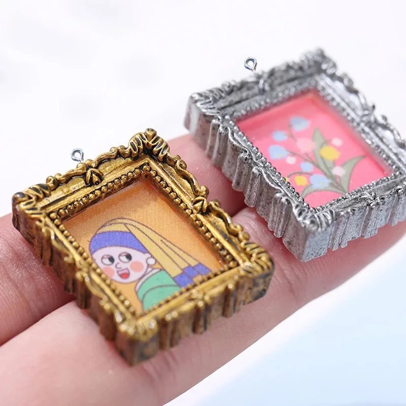 Art Craft Items - 10 piezas de cabujones planos vintage