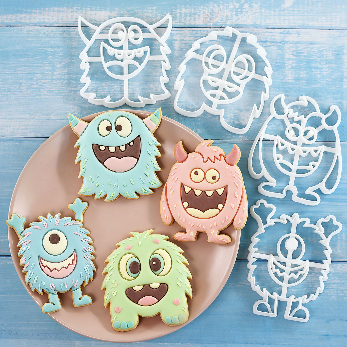 Art Craft Party - 1 ud./4 uds. Cortadores de galletas