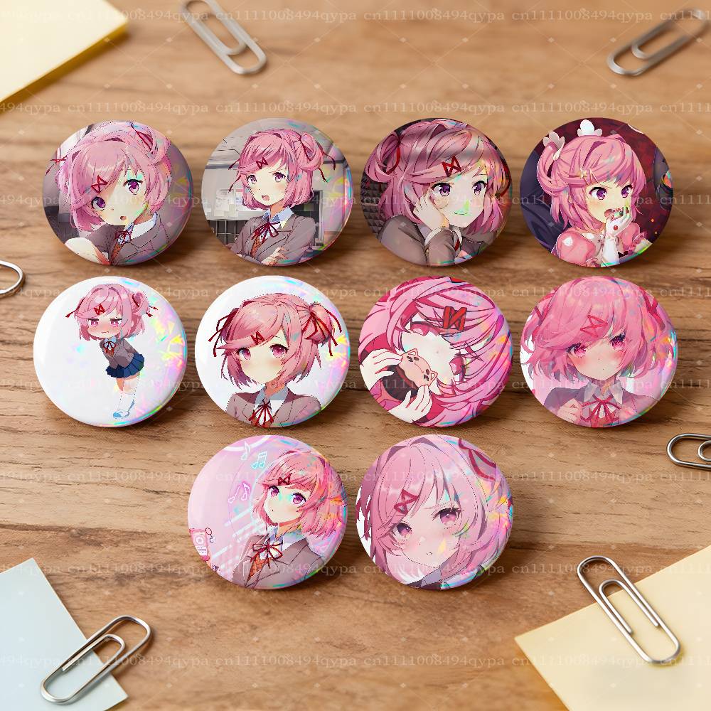 Art Craft Japan - Botones Decorativos N-Natsuki D-Doki DDLC, Regalos,