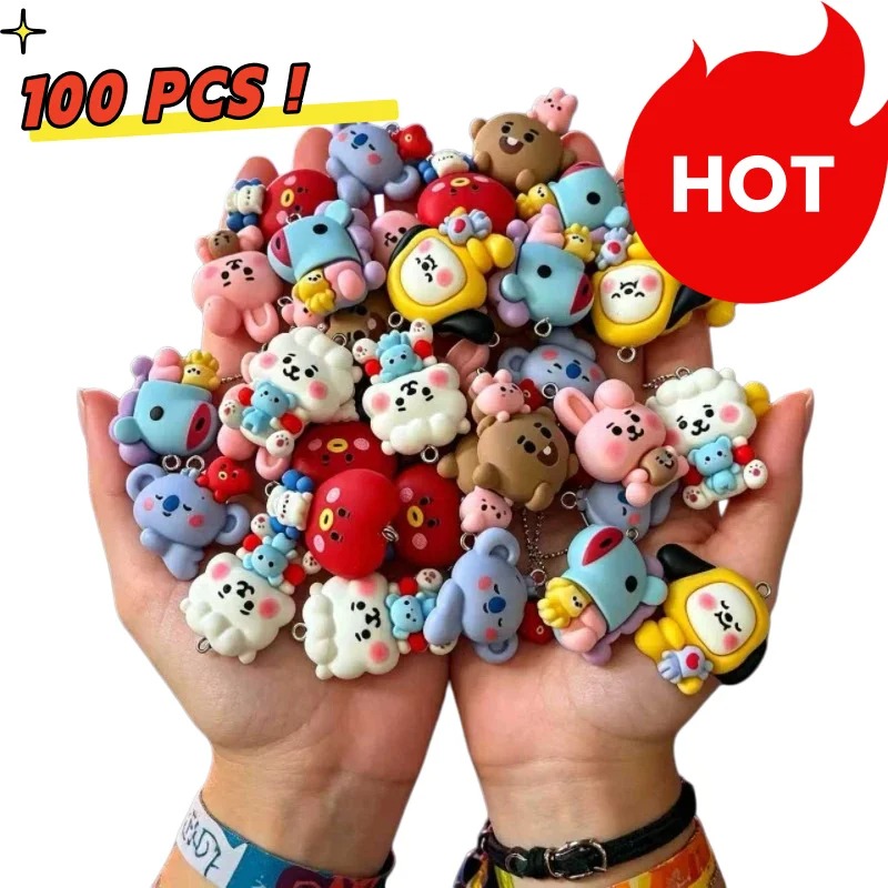 Art Craft Ideas - 7 piezas de dijes de resina