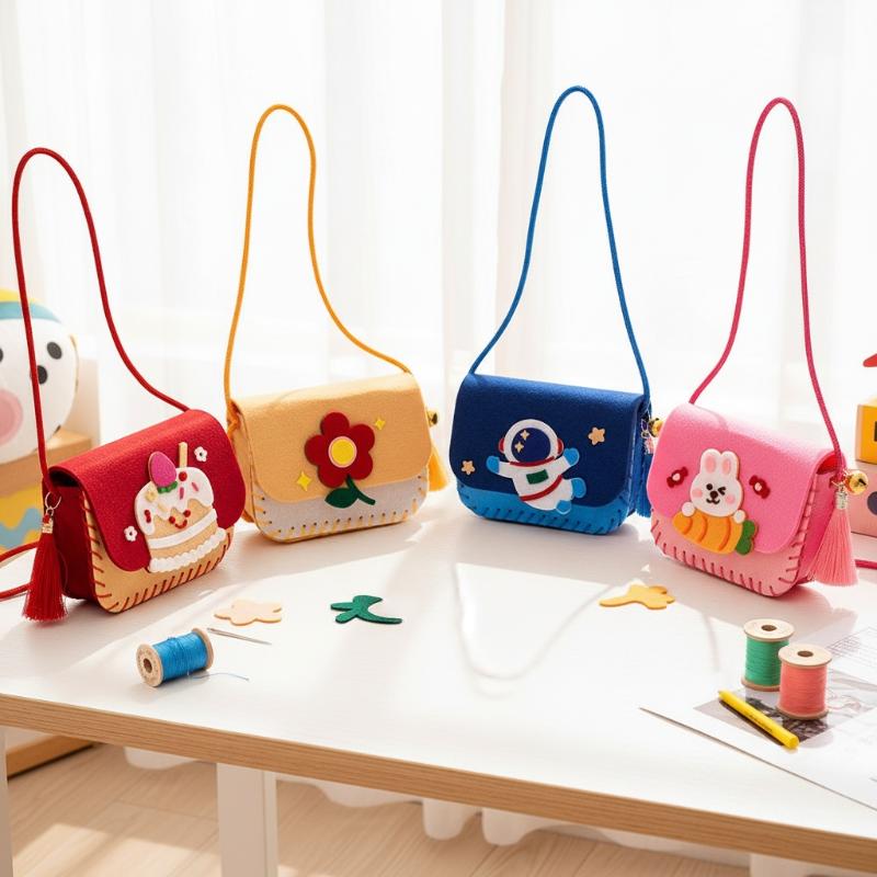 Art Craft Activities - Kit para Hacer Bolsos de Fieltro