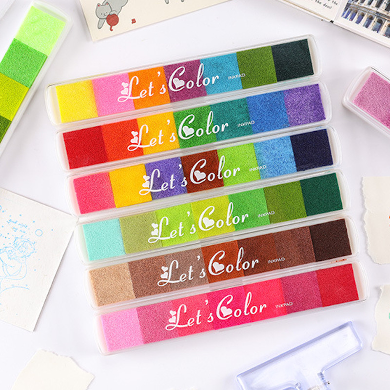 Art Craft Activities - Almohadillas de Tinta de Colores Variados