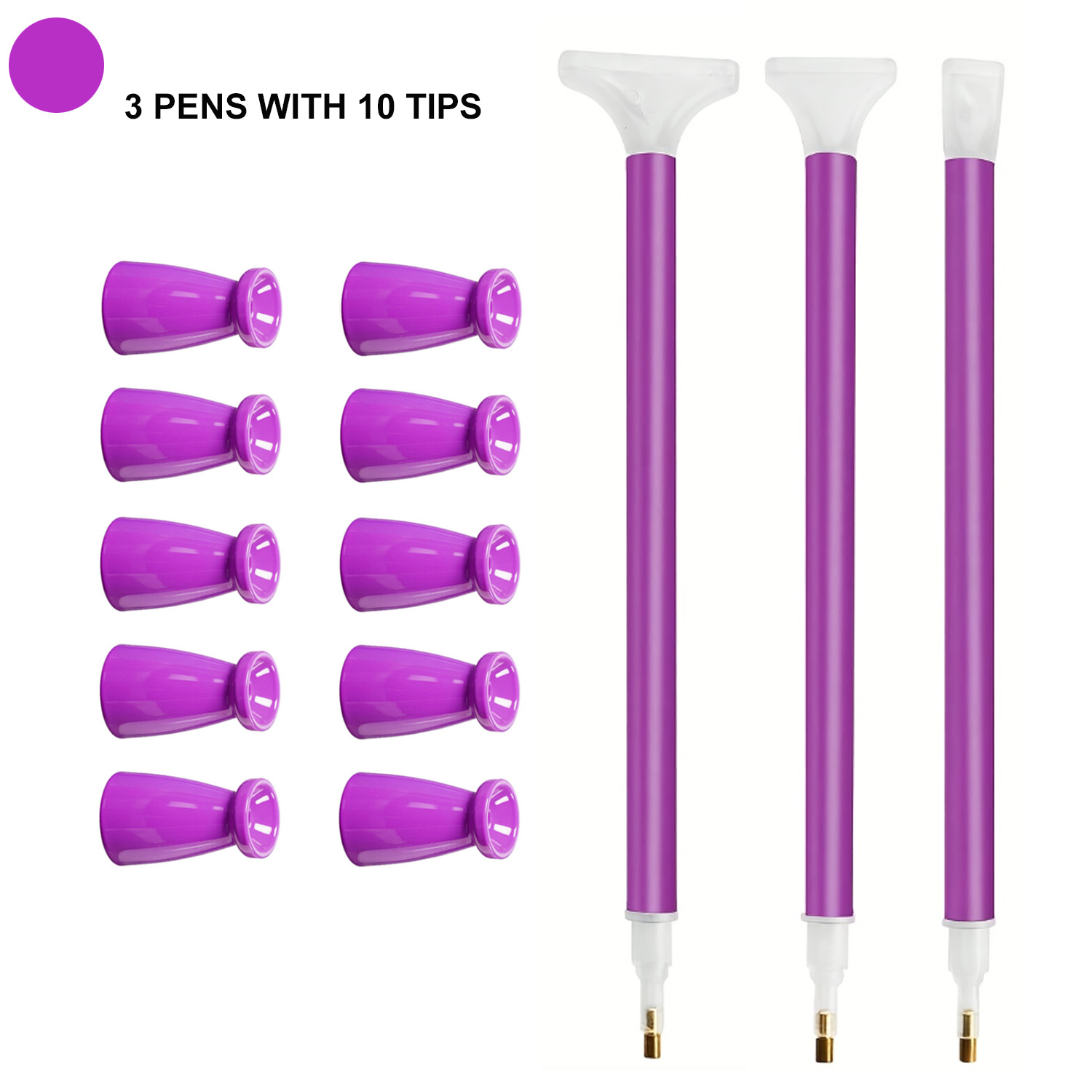Art Craft Tools - Juego de 10 Puntas de Silicona