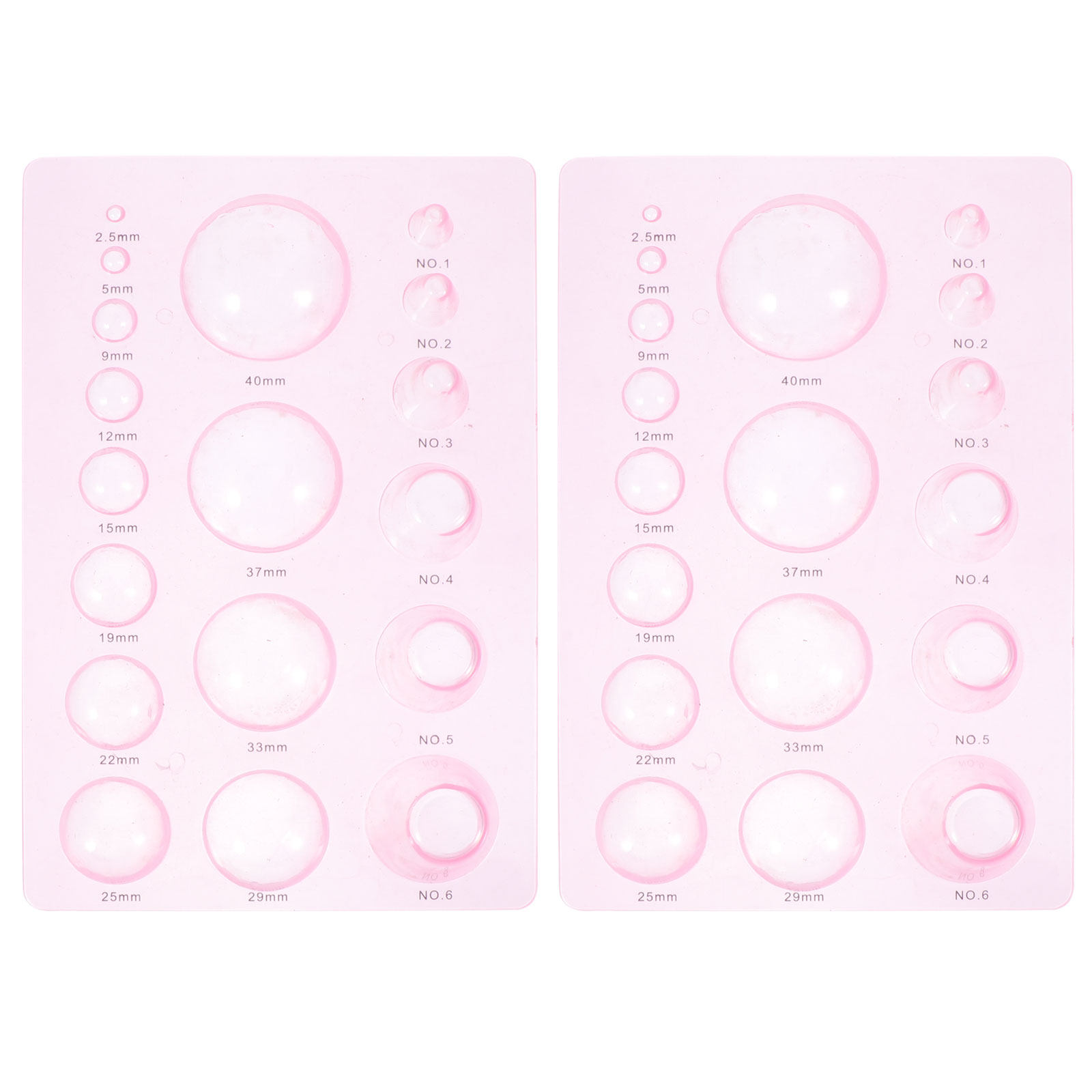 Art Craft Easy With Paper - 2 Moldes de Plástico Resistente para