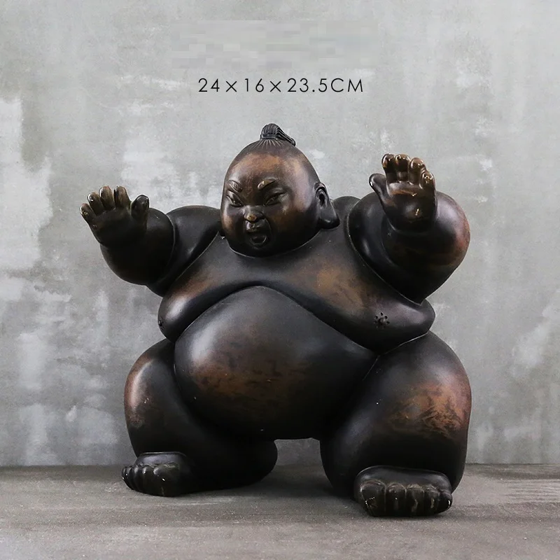 Art Craft Japan - Figura de sumo japonés, escultura artística