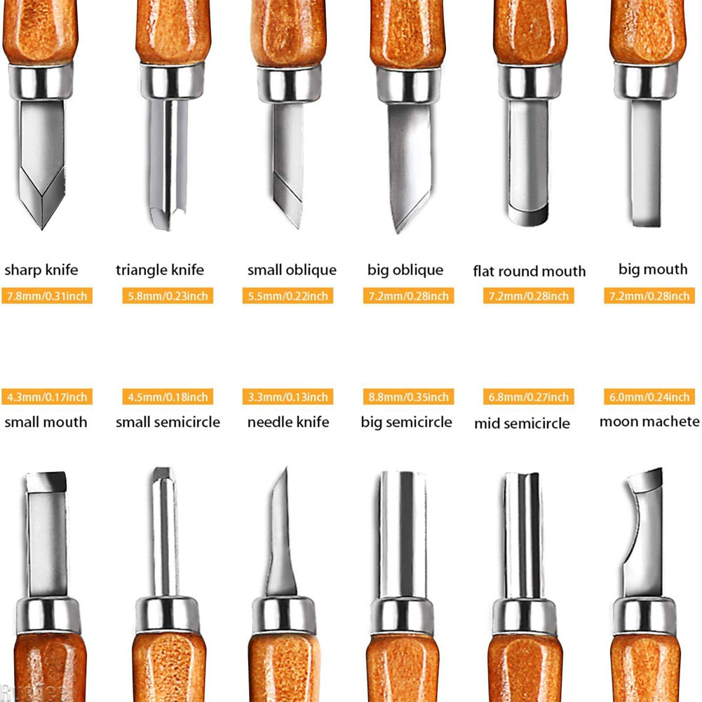 Art Craft Tools - Juego de 12 Herramientas de Tallado