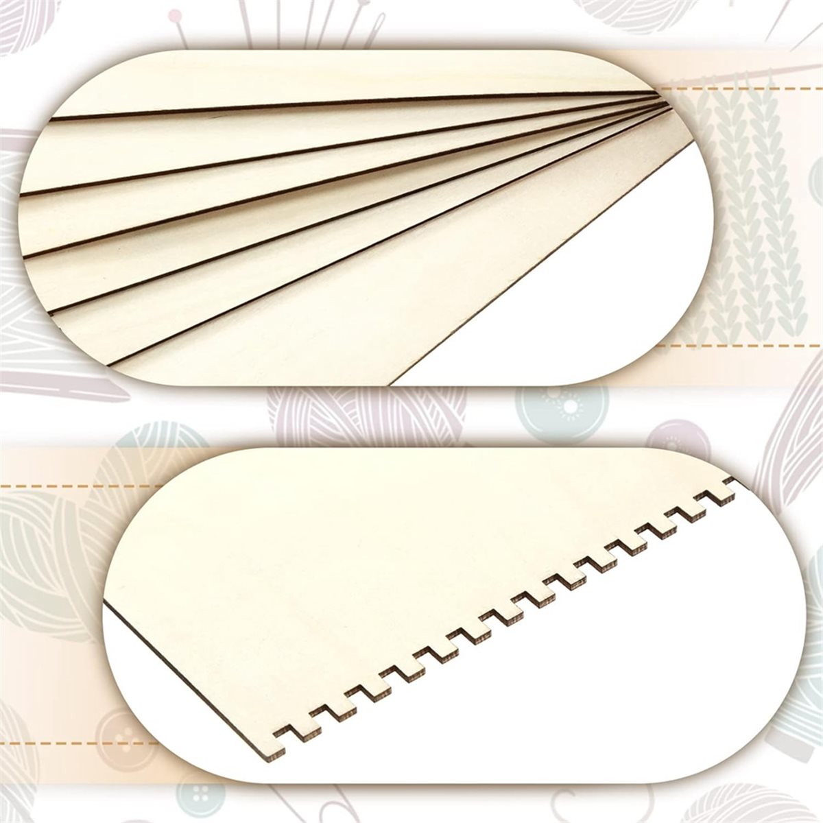 Cesta de tejido con muescas de - Art Craft Tools reseña y precio