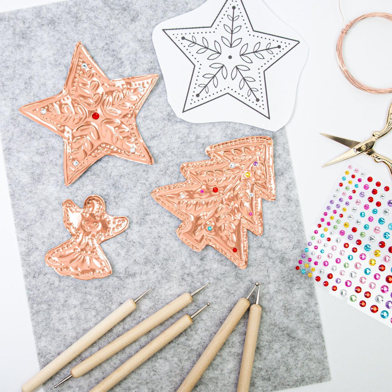 Lámina de estampado, 8 piezas, - Art Craft Christmas reseña y precio