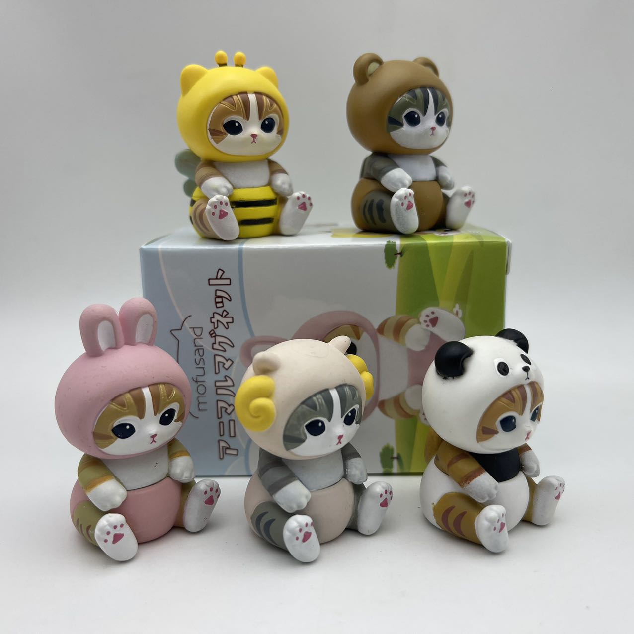 Mofusand-Juego de figuras de a - Art Craft Items reseña y precio