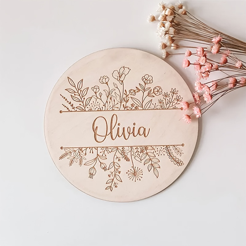 Placa con Nombre Grabado Flora - Art Craft Christmas reseña y precio