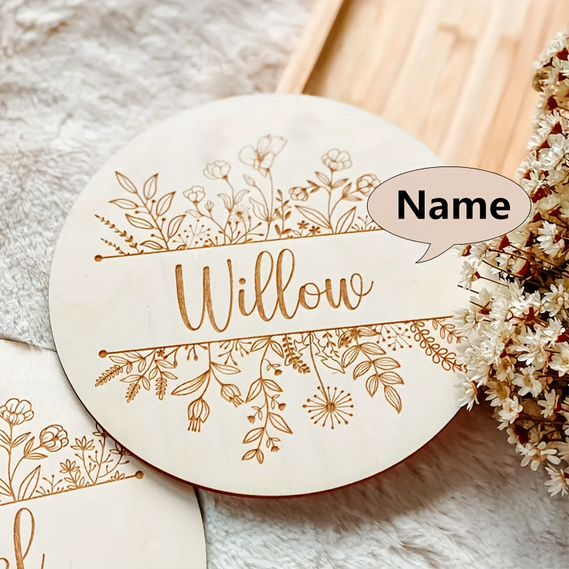 Placa con Nombre Grabado Flora - Art Craft Christmas reseña y precio