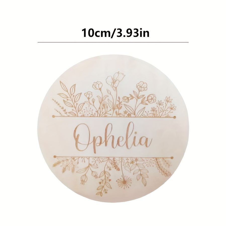 Placa con Nombre Grabado Flora - Art Craft Christmas reseña y precio