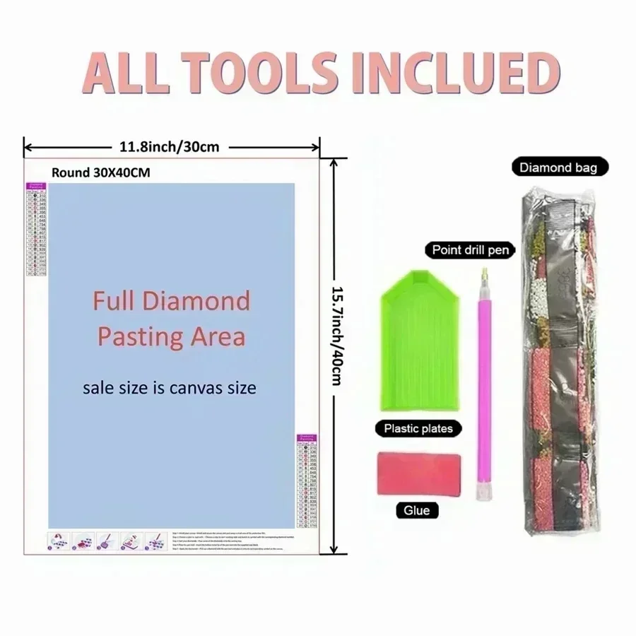 Pintura de diamante 5D DIY, ta - Art Craft Japan reseña y precio