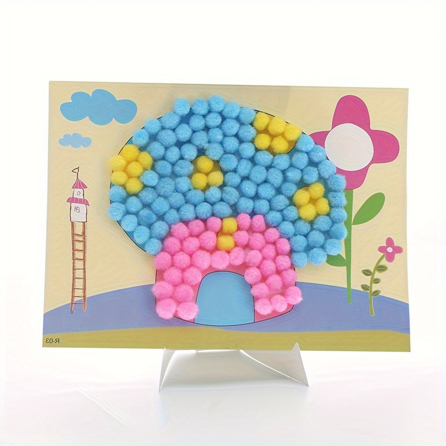 Pintura de pompón de colores,  - Art Craft Painting reseña y precio