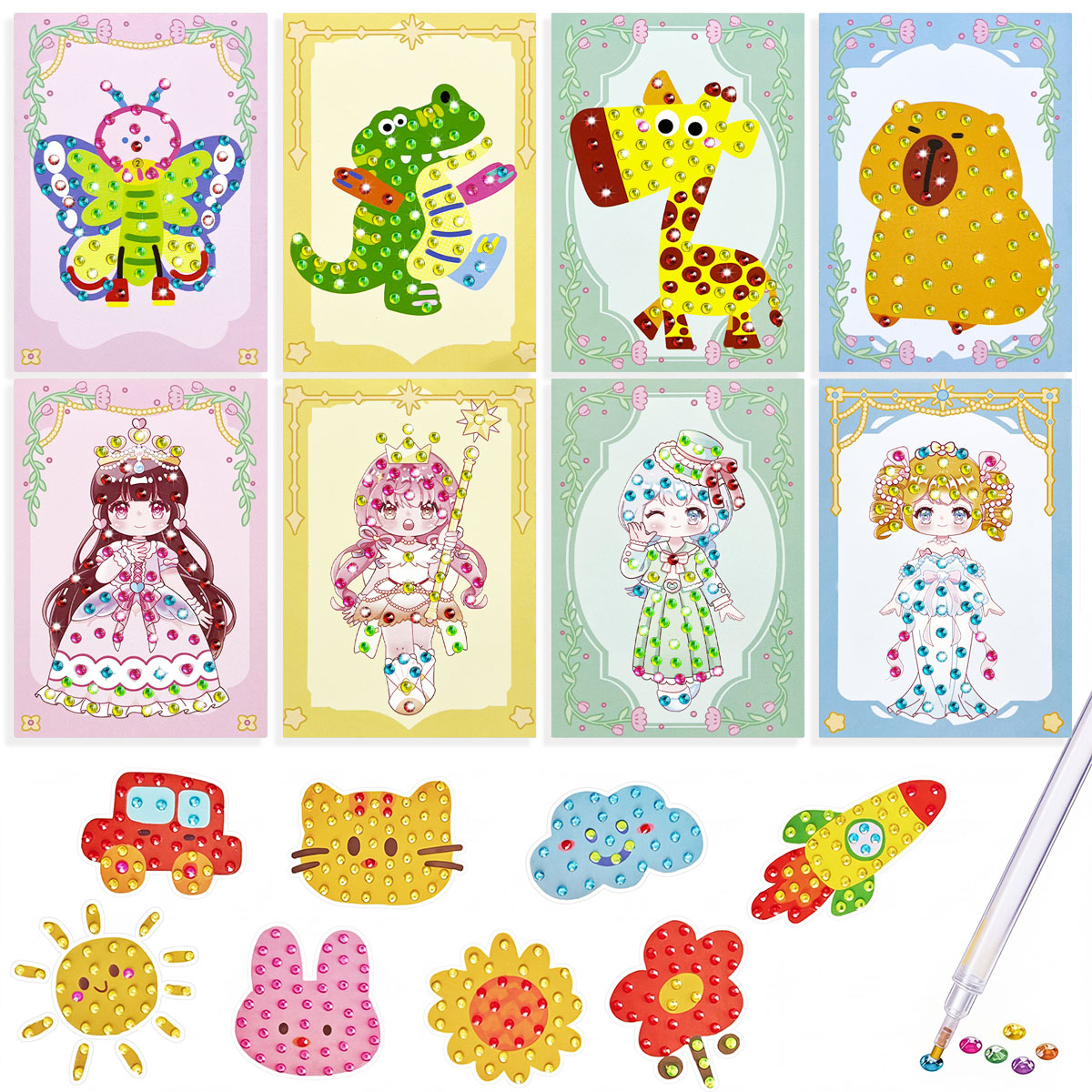 Kit de 16 Gemas para Manualida - Art Craft Activities reseña y precio