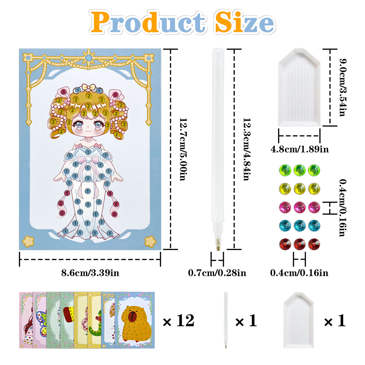 Kit de 16 Gemas para Manualida - Art Craft Activities reseña y precio