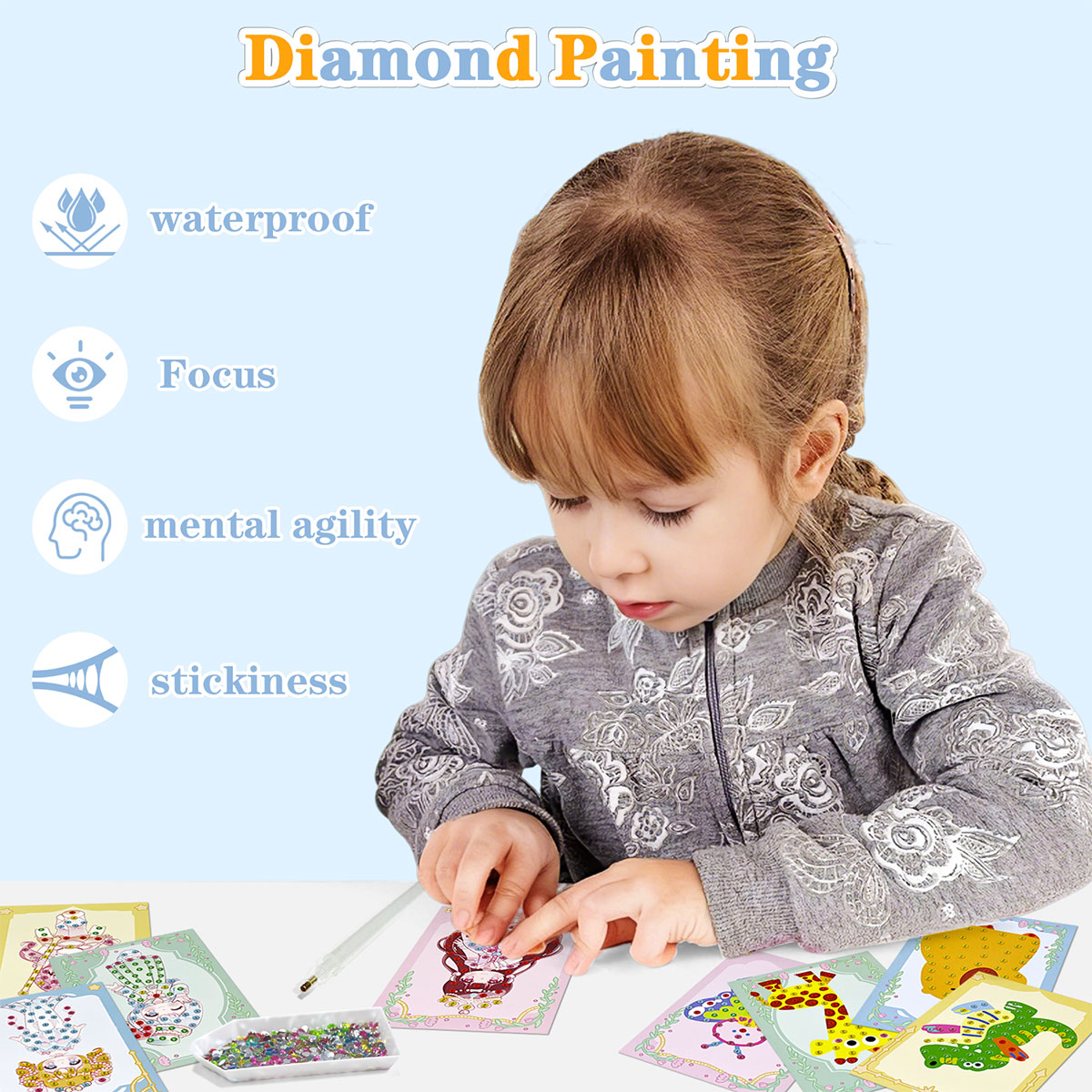 Kit de 16 Gemas para Manualida - Art Craft Activities reseña y precio