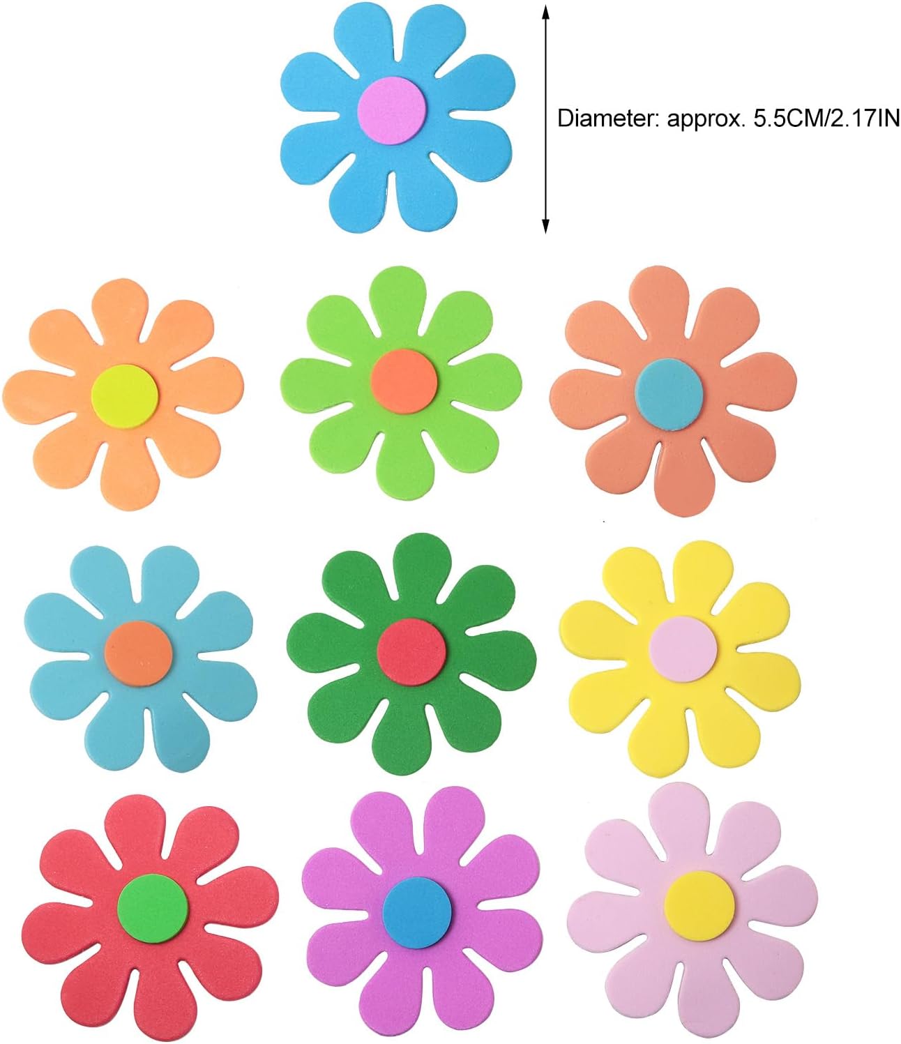 Pegatinas de espuma con flores - Art Craft Party reseña y precio