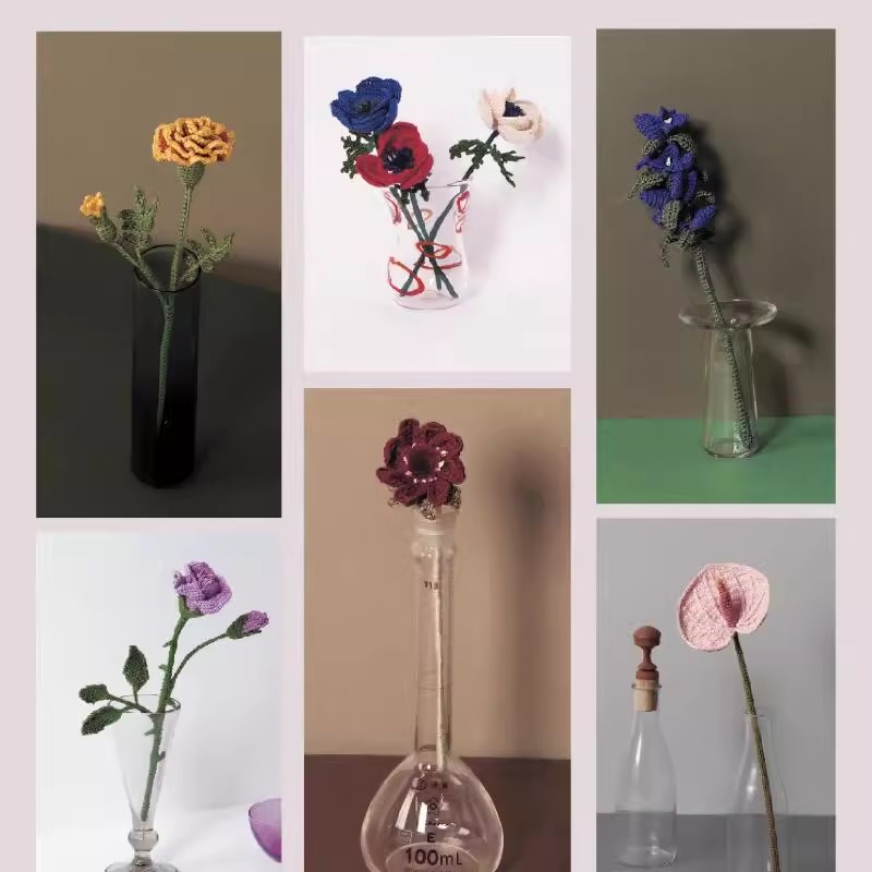 22 flores de ganchillo de tama - Art Craft Books reseña y precio