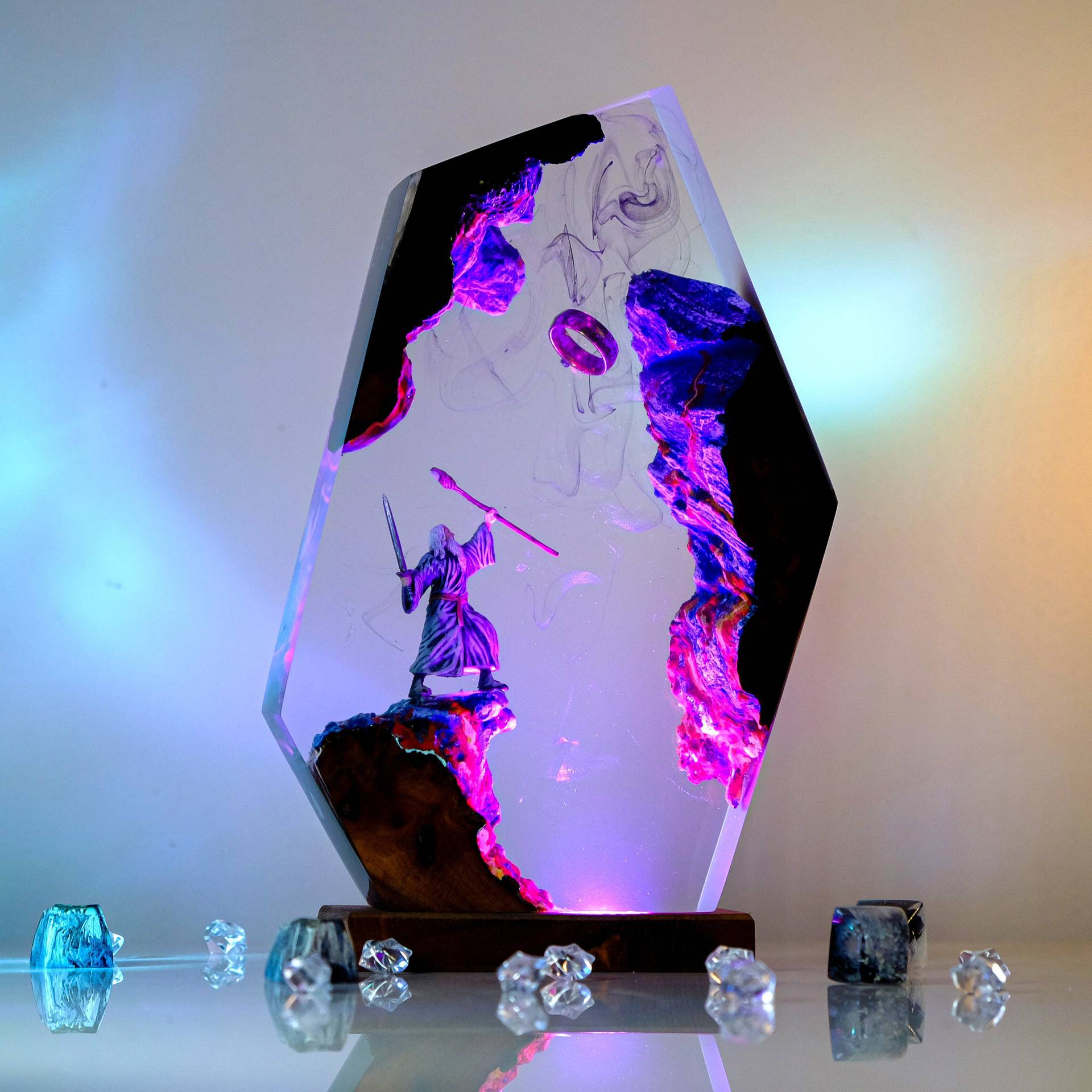 Lámpara de Resina con Figura d - Art Craft Christmas reseña y precio