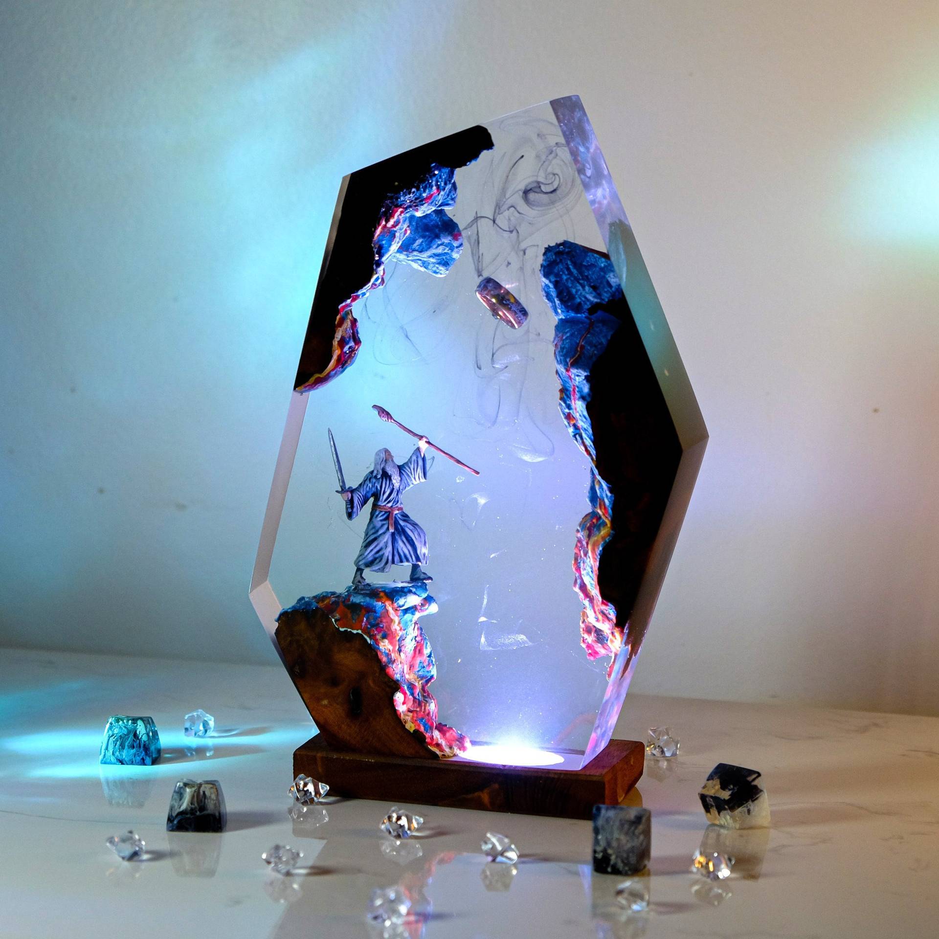 Lámpara de Resina con Figura d - Art Craft Christmas reseña y precio