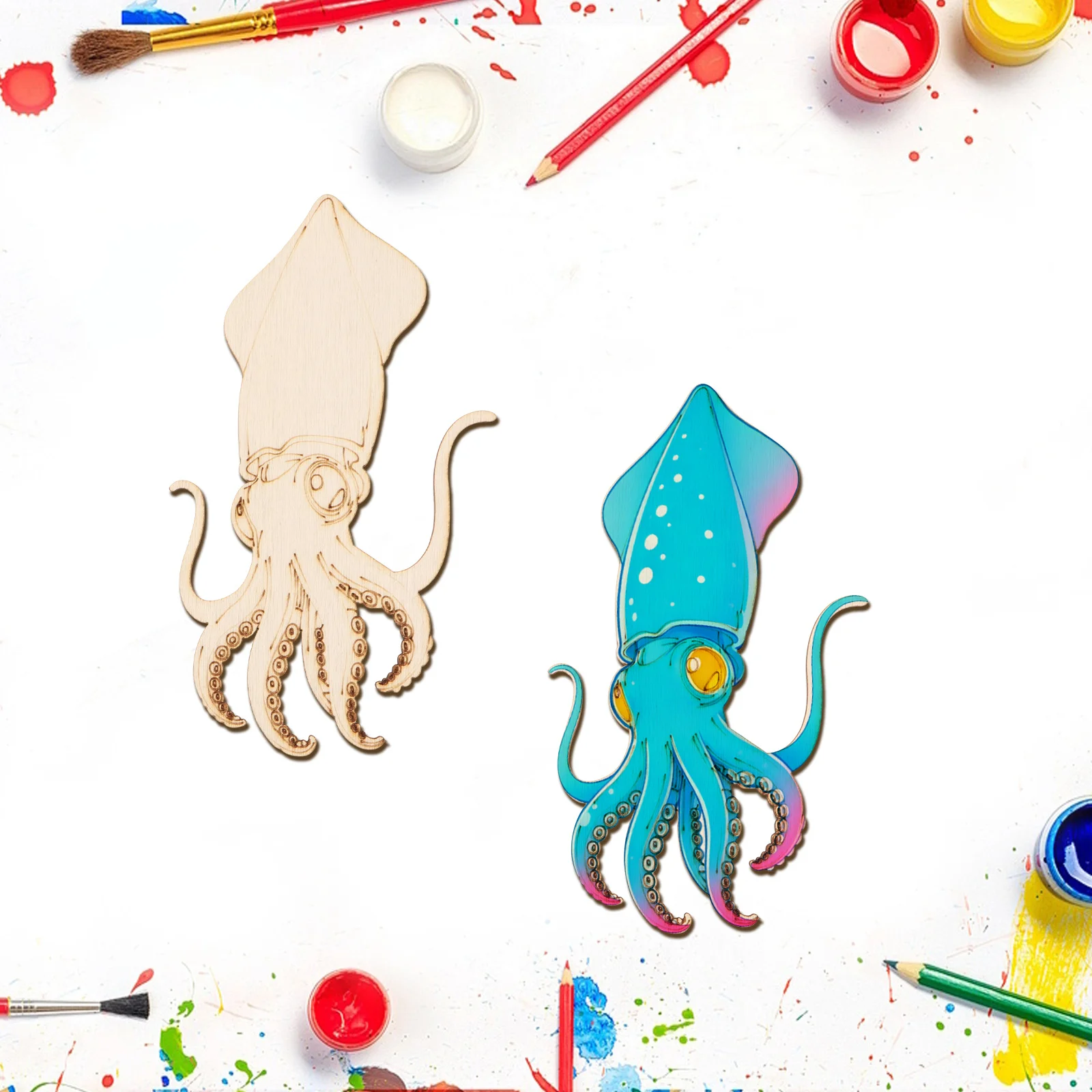 Juego de 10 piezas de adornos  - Art Craft Painting reseña y precio