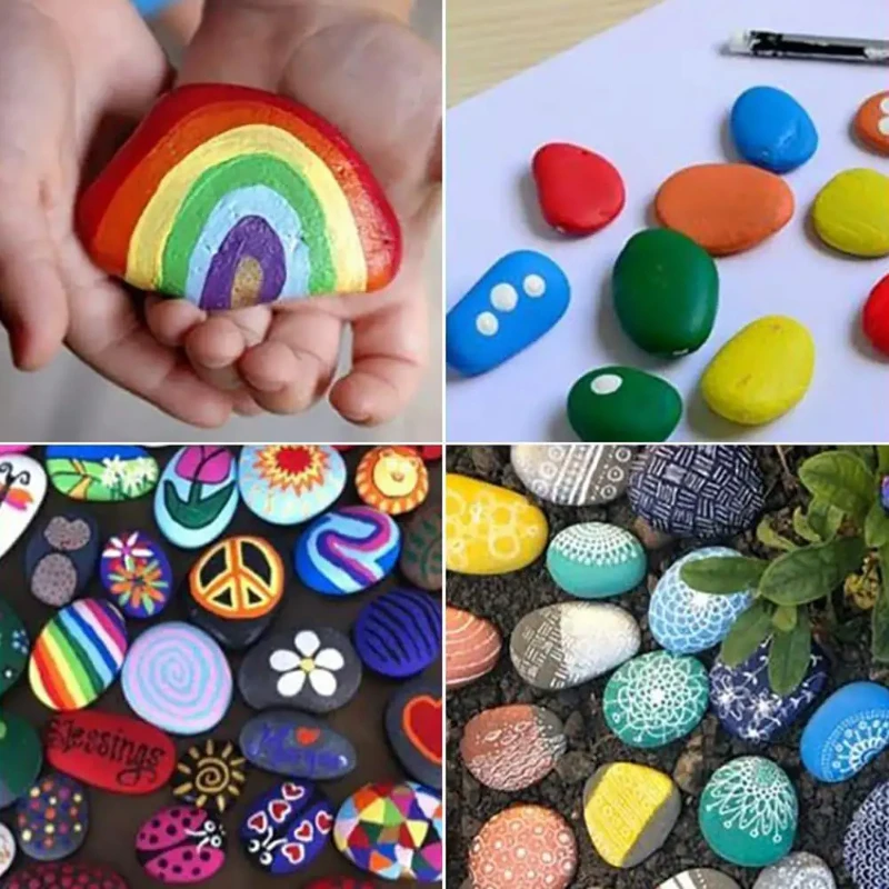 Kit de pintura de roca artesan - Art Craft And Design reseña y precio