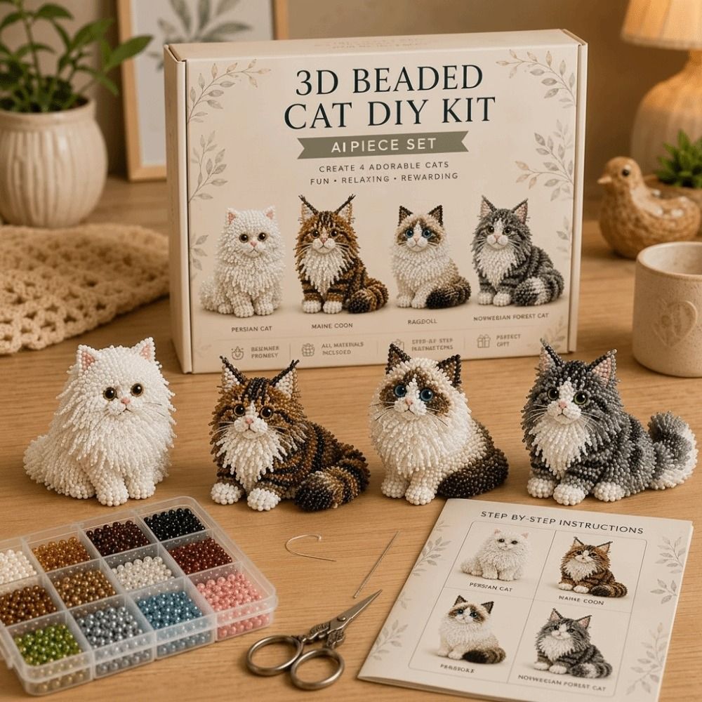 Kit de Cuentas Pequeñas 3D par - Art Craft And Design reseña y precio