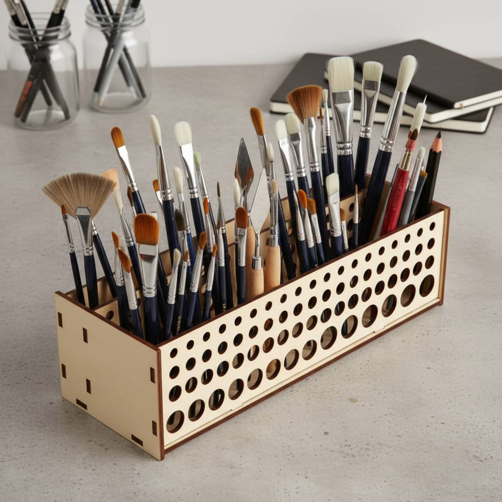 Soporte para Pinceles de Mader - Art Craft And Design reseña y precio
