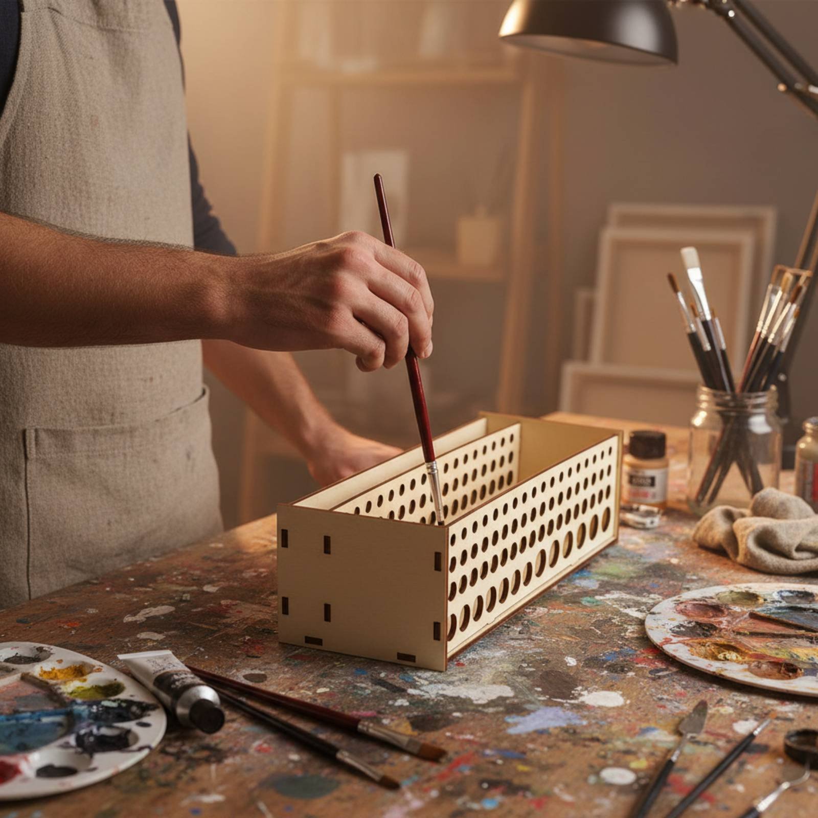 Soporte para Pinceles de Mader - Art Craft And Design reseña y precio
