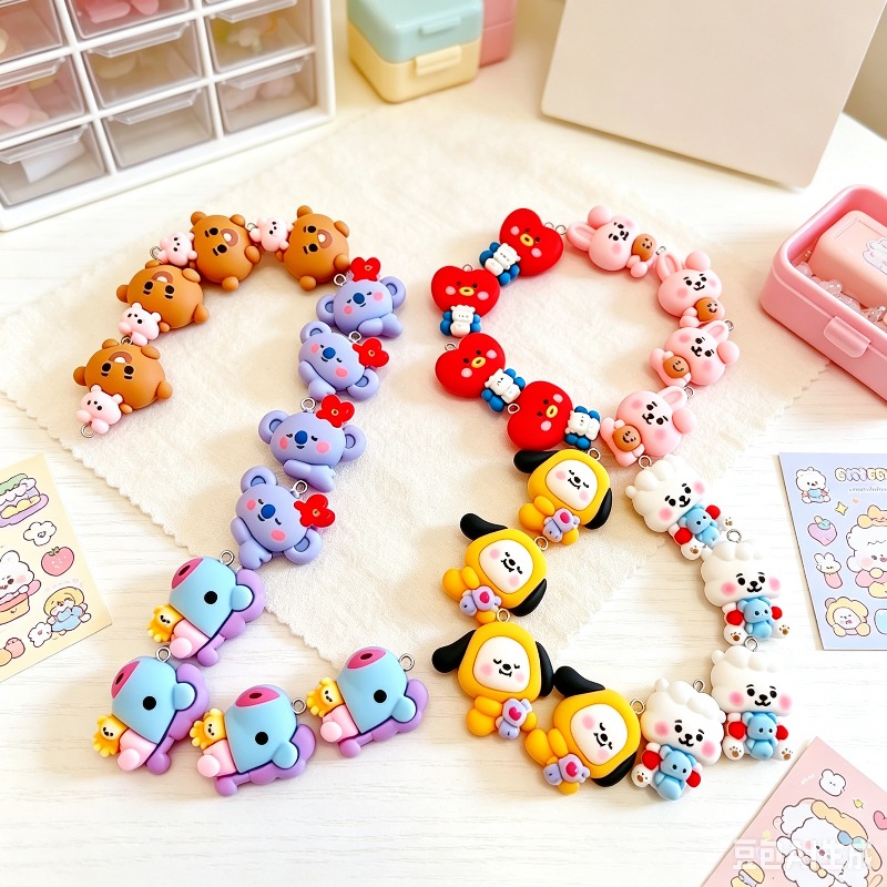 10 piezas de dijes de resina K - Art Craft Items reseña y precio