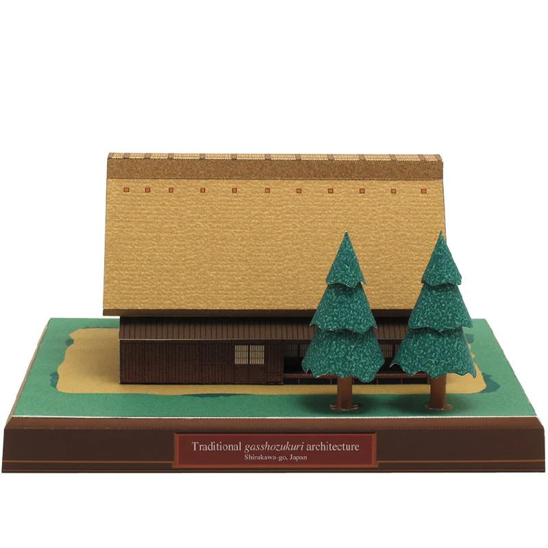 Japón cabaña Gasshozukuri Mini - Art Craft Japan reseña y precio