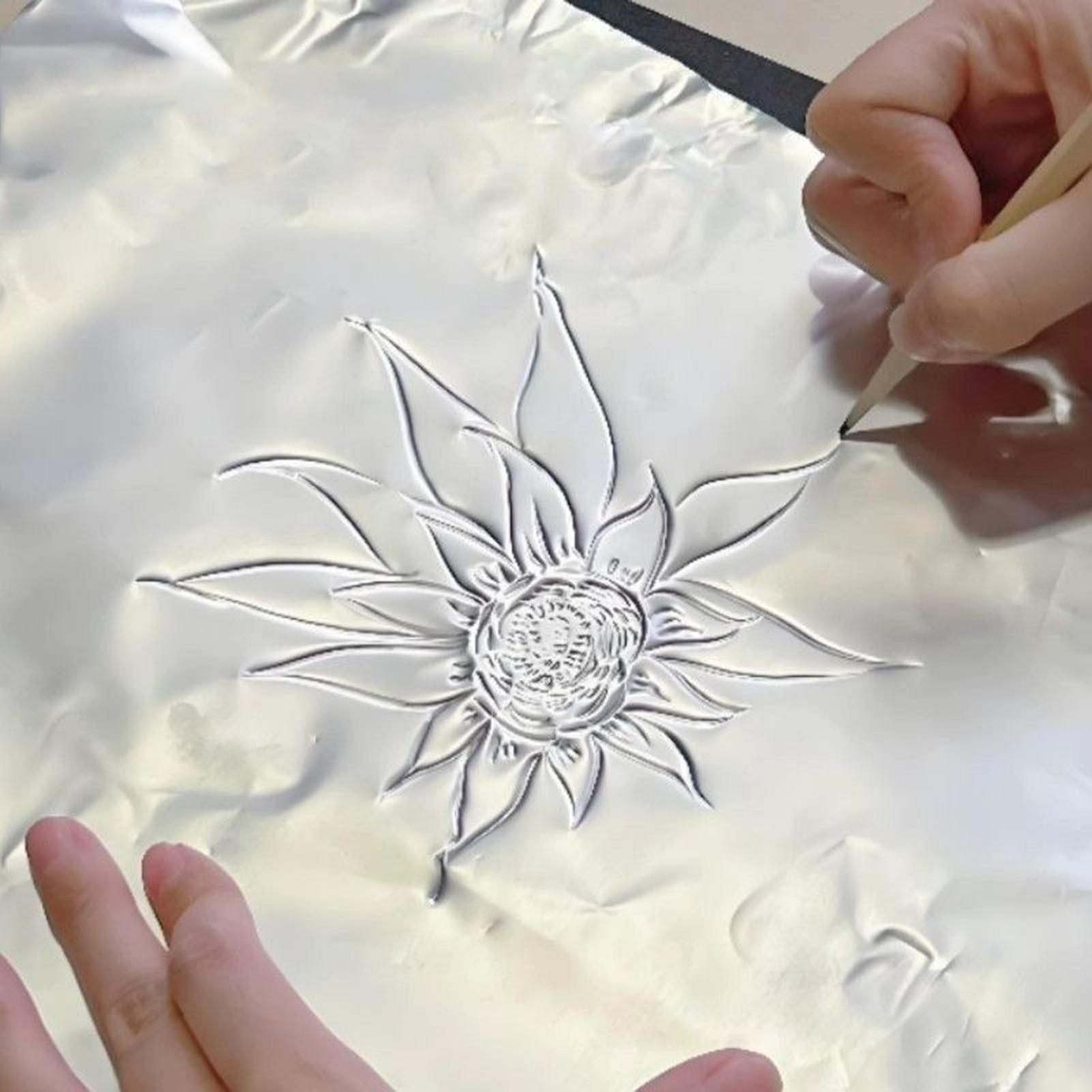 Papel de aluminio para manuali - Art Craft Tools reseña y precio