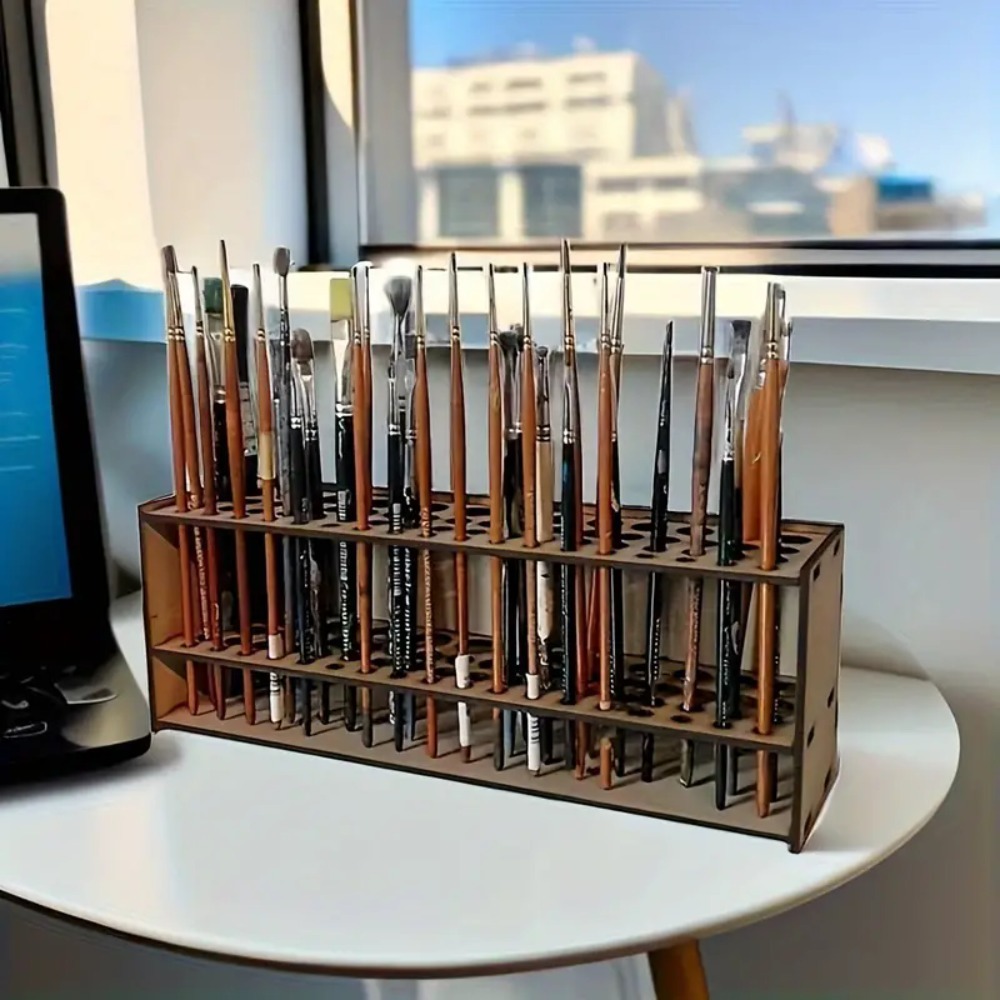Soporte de madera para pincele - Art Craft Japan reseña y precio